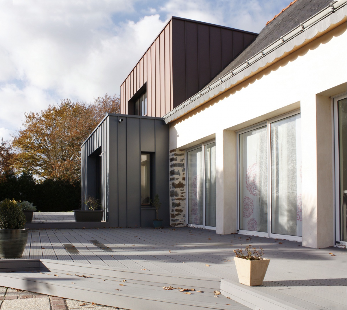 Extension contemporaine d'une long�re : DEF 03