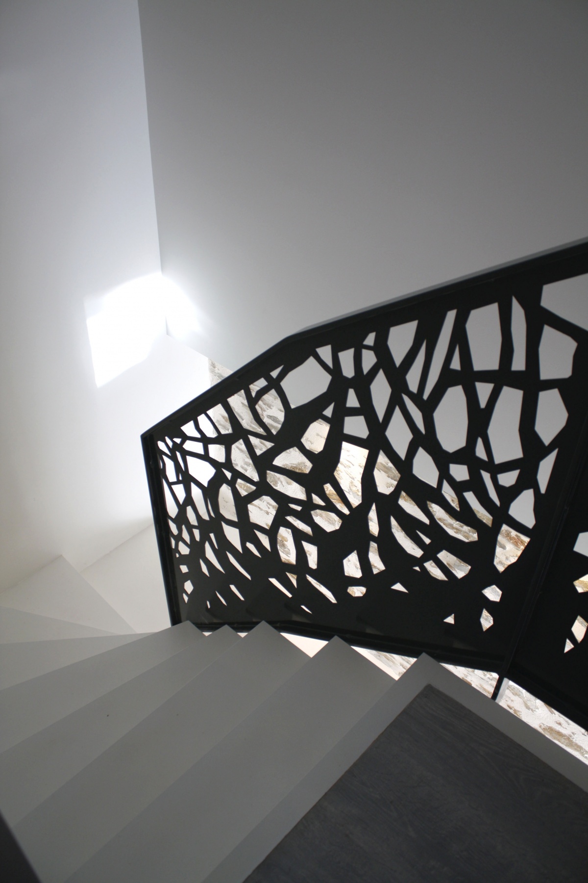 Extension contemporaine d'une long�re : DEF escalier