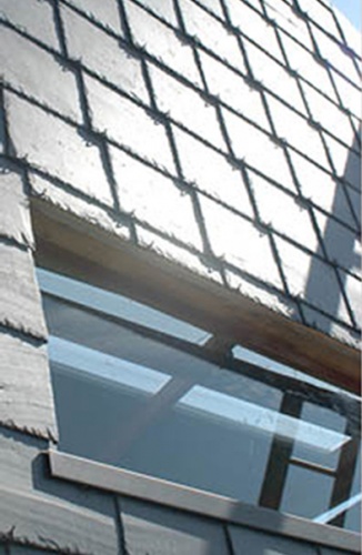 MAISON BOIS : d�tail f��ade toiture