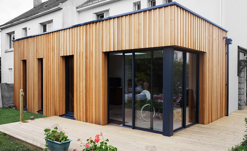 Extension et mise en accessibilit� d'une maison � Petit Port - Nantes : MKH-architecte-Nantes-Extension-05