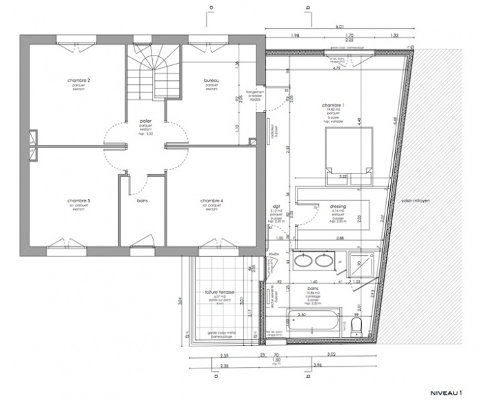 maison bdv : plan t