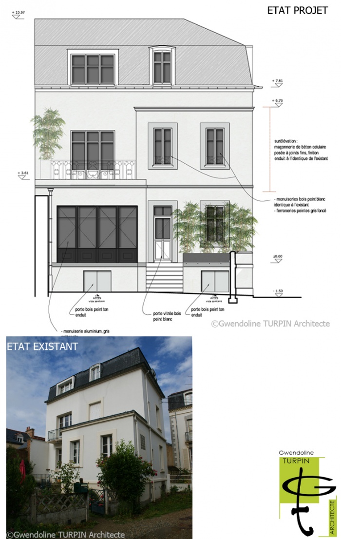 Extension et surélévation d'une maison individuelle : extension_RENNES_Demaimay-2