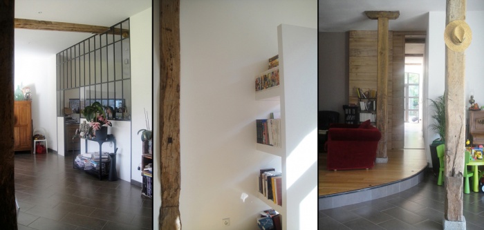 Rénovation d'une loge - Projet B+H : 4- Aménagement intérieur style atelier d\'artiste 53