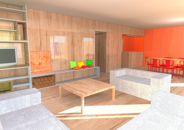 Réaménagement d'une maison Individuelle : Salon_séjour