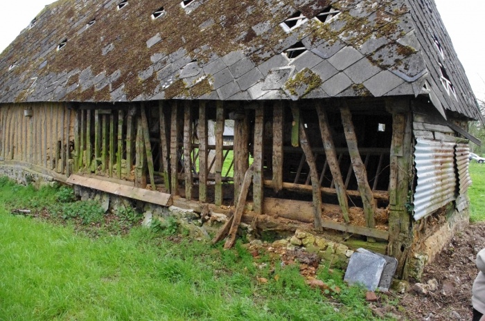 Transformation d'un batiment agricole en habitation : Batiment existant